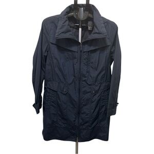 Cole Haan Utility‎ Jacket Packable Raincoat Size XL Navy Blue